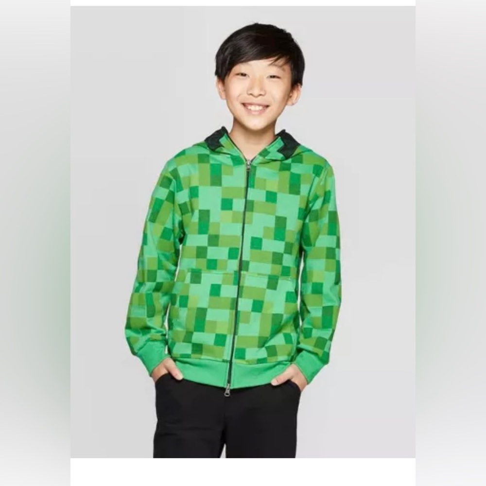 Midcraft size M boys Zip up hoodie
